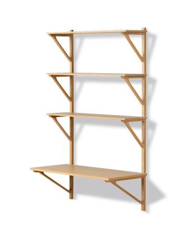 Børge Mogensen BM29 Shelf, 1 Wide with Desk