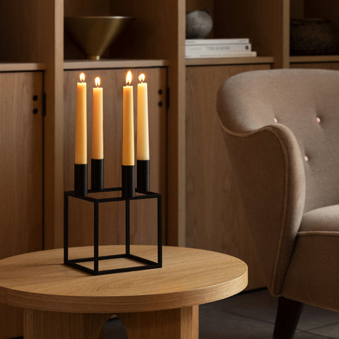 Kubus Candle Holders, Black