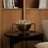 Kubus Bowls & Centrepiece Bowls, White and Brass