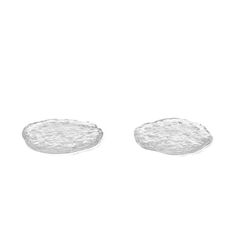 Momento Glass Serving Stones, Set of 2
