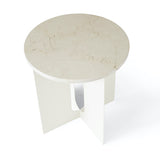 Androgyne Side Table, Metal Base