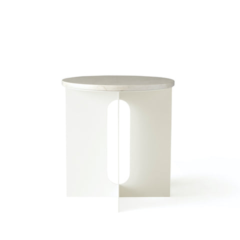 Androgyne Side Table, Metal Base