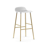 Form Bar Stool, Metal Leg