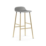 Form Bar Stool, Metal Leg