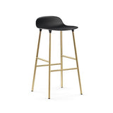 Form Bar Stool, Metal Leg