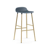 Form Bar Stool, Metal Leg
