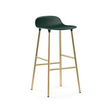Form Bar Stool, Metal Leg