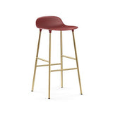 Form Bar Stool, Metal Leg