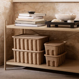 Paper Pulp Storage Boxes, Set of 2