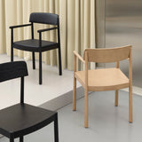 Timb Armchair, Black/Black Leather