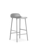 Form Counter Stool, Metal Leg