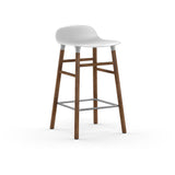 Form Counter Stool, Wood Leg