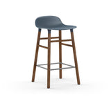 Form Counter Stool, Wood Leg