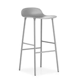 Form Bar Stool, Metal Leg