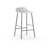 Form Counter Stool, Metal Leg