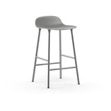 Form Counter Stool, Metal Leg