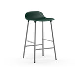 Form Counter Stool, Metal Leg