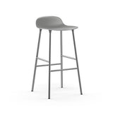Form Bar Stool, Metal Leg