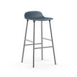 Form Bar Stool, Metal Leg