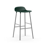 Form Bar Stool, Metal Leg