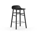 Form Counter Stool, Wood Leg