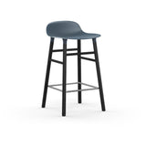 Form Counter Stool, Wood Leg