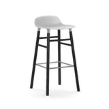 Form Bar Stool, Wood Leg