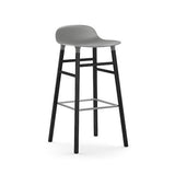 Form Bar Stool, Wood Leg