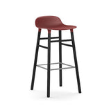 Form Bar Stool, Wood Leg