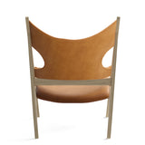 Knitting Lounge Chair, Leather and Fabric Upholstery