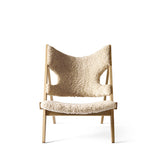 Knitting Lounge Chair, Sheepskin Upholstery