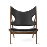 Knitting Lounge Chair, Leather and Fabric Upholstery