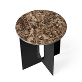 Androgyne Side Table, Metal Base