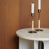 Androgyne Side Table, Metal Base