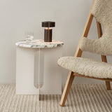 Androgyne Side Table, Metal Base