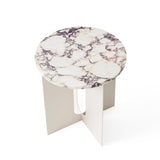 Androgyne Side Table, Metal Base