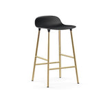 Form Counter Stool, Metal Leg
