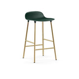 Form Counter Stool, Metal Leg