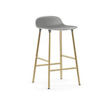 Form Counter Stool, Metal Leg