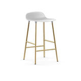 Form Counter Stool, Metal Leg