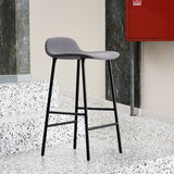 Form Counter Stool, Metal Leg