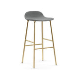 Form Bar Stool, Metal Leg