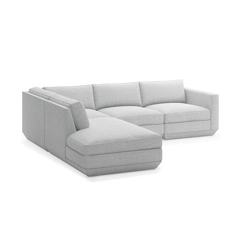 Podium 4 Piece Lounge Sectional, Configuration A
