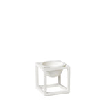 Kubus Bowls & Centrepiece Bowls, White and Brass