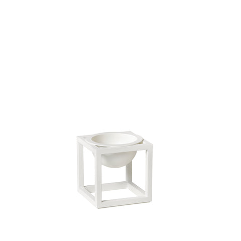Kubus Bowls & Centrepiece Bowls, White and Brass