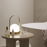 Carrie LED Wireless Lamp, Brass