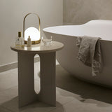 Androgyne Side Table, Metal Base