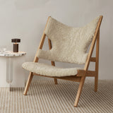 Knitting Lounge Chair, Sheepskin Upholstery