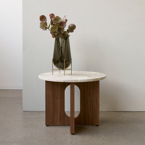 Androgyne Side Table, Wood Base