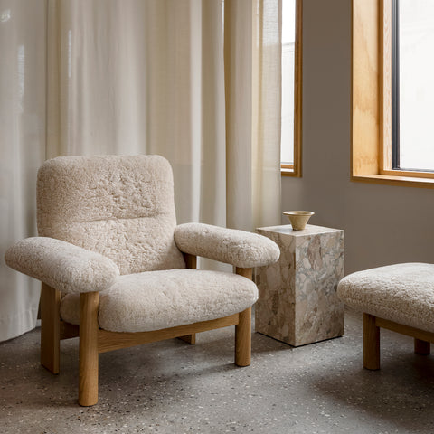 Brasilia Lounge Chair, Sheepskin